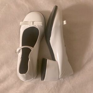 white high heel shoes